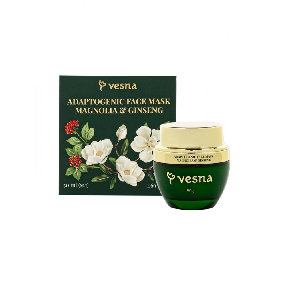 ТМ Vesna Маска для обличчя Магнолія та Женьшень 50 ml ТМ Vesna Маска для обличчя Магнолія та Женьшень 50 ml