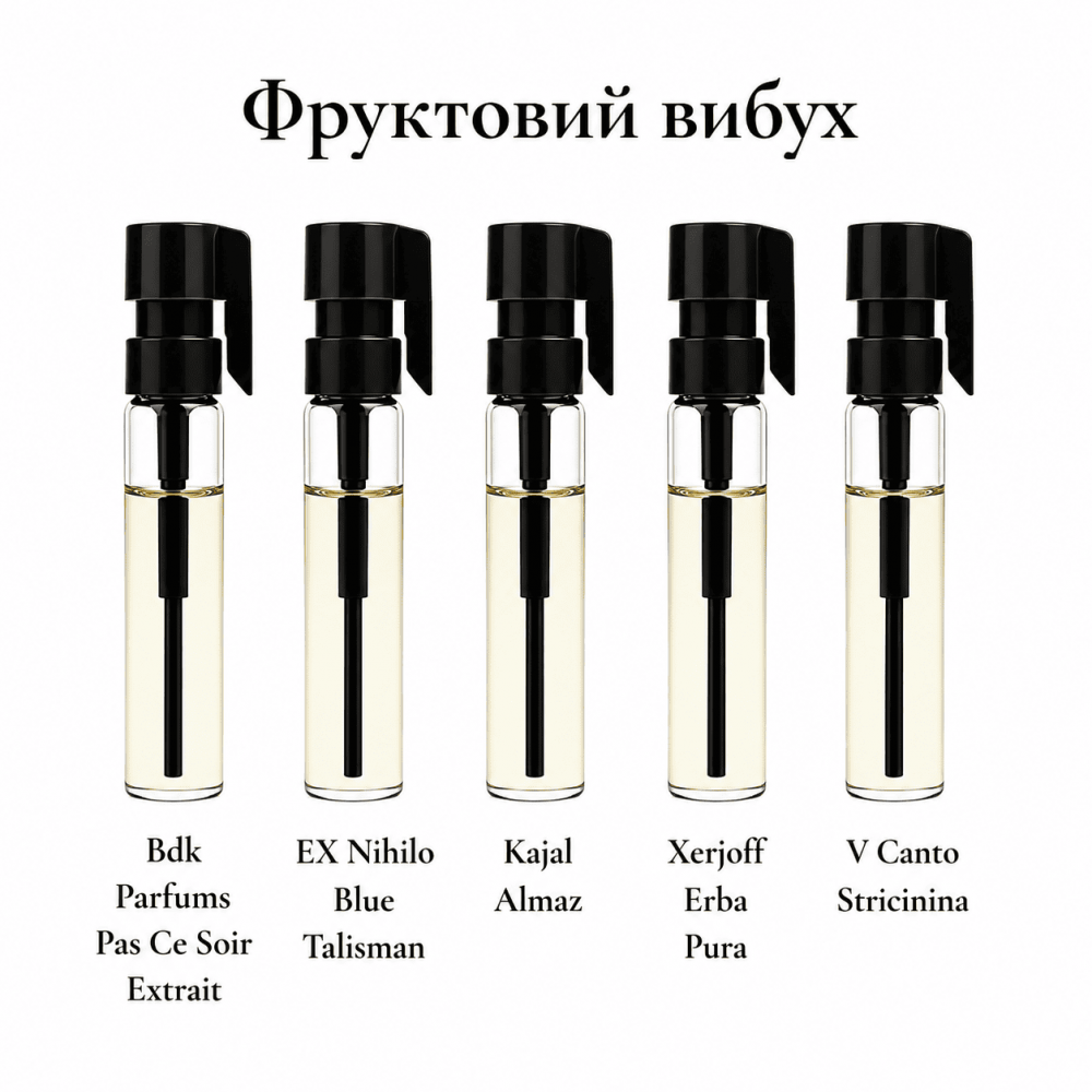 Парфумерний сет Фруктовий вибух, 5*1 ml