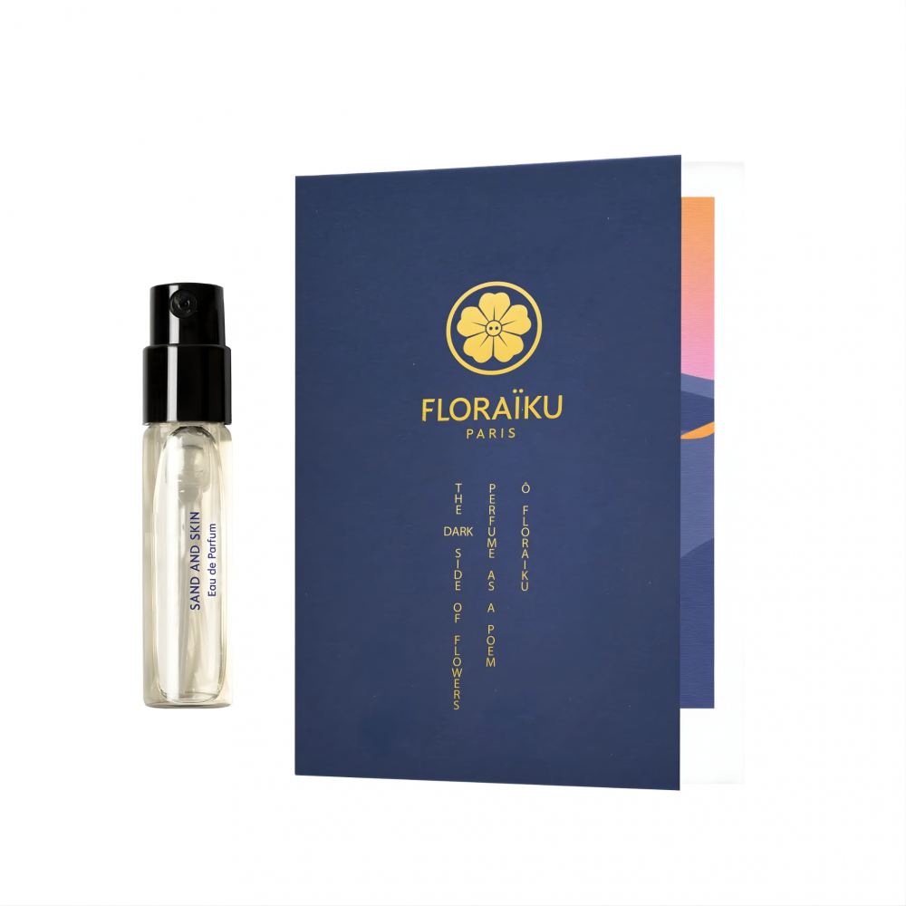 Floraïku Sand and Skin Eau de parfum, 1.5 ml