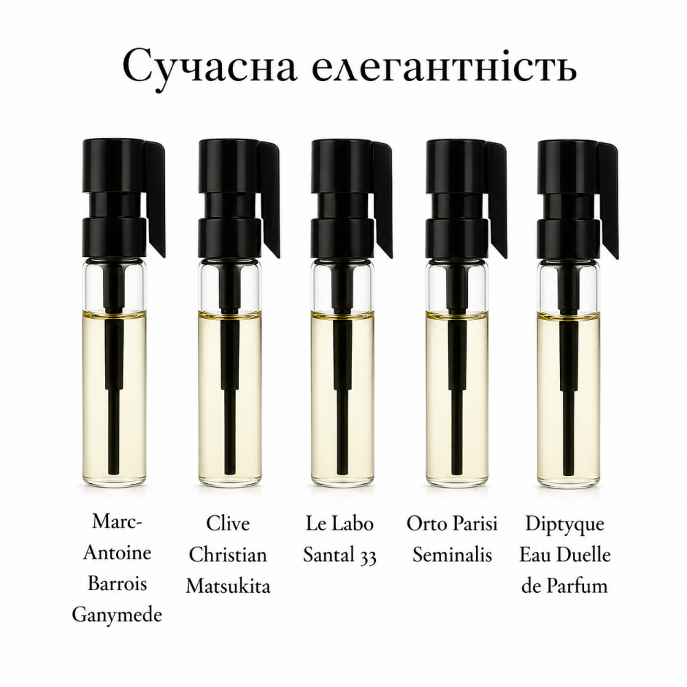 Парфумерний сет Сучасна елегантність, 5*1 ml