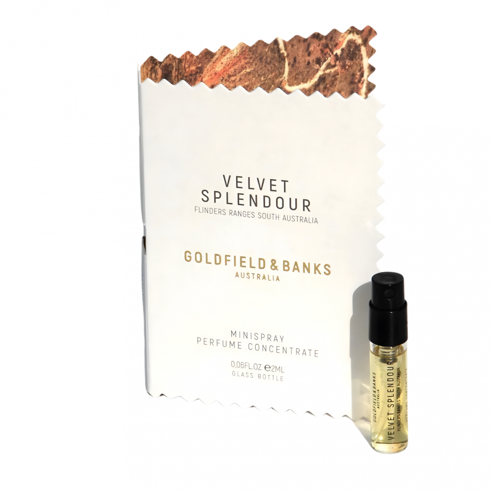 Goldfield & Banks Australia Velvet Splendour Parfum For Unisex Vials, 2ml