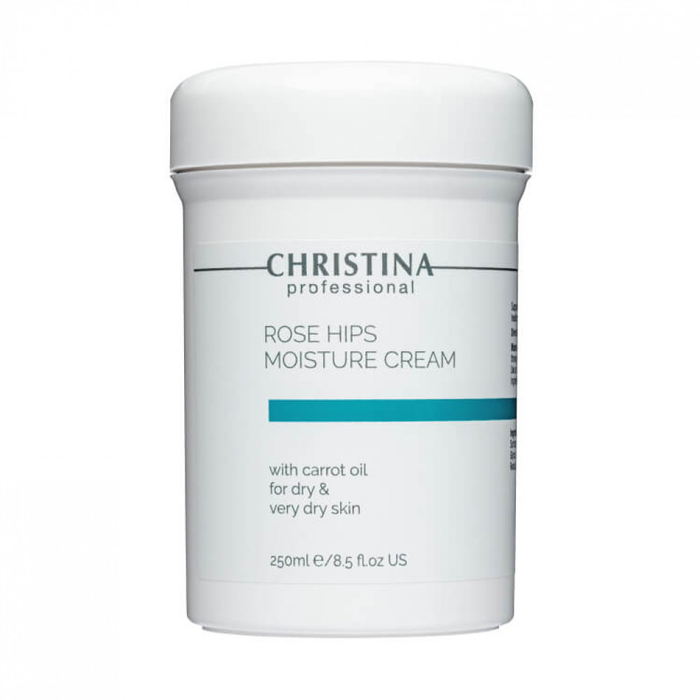 Christina Зволожуючий крем з олією шипшини та моркви для сухої шкіри Rose Hips Moisture Cream with Carrot Oil, 250 ml