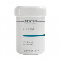 Christina Гель Люмире с гиалуроновой кислотой для кожи вокруг глаз и шеи, 250 ml