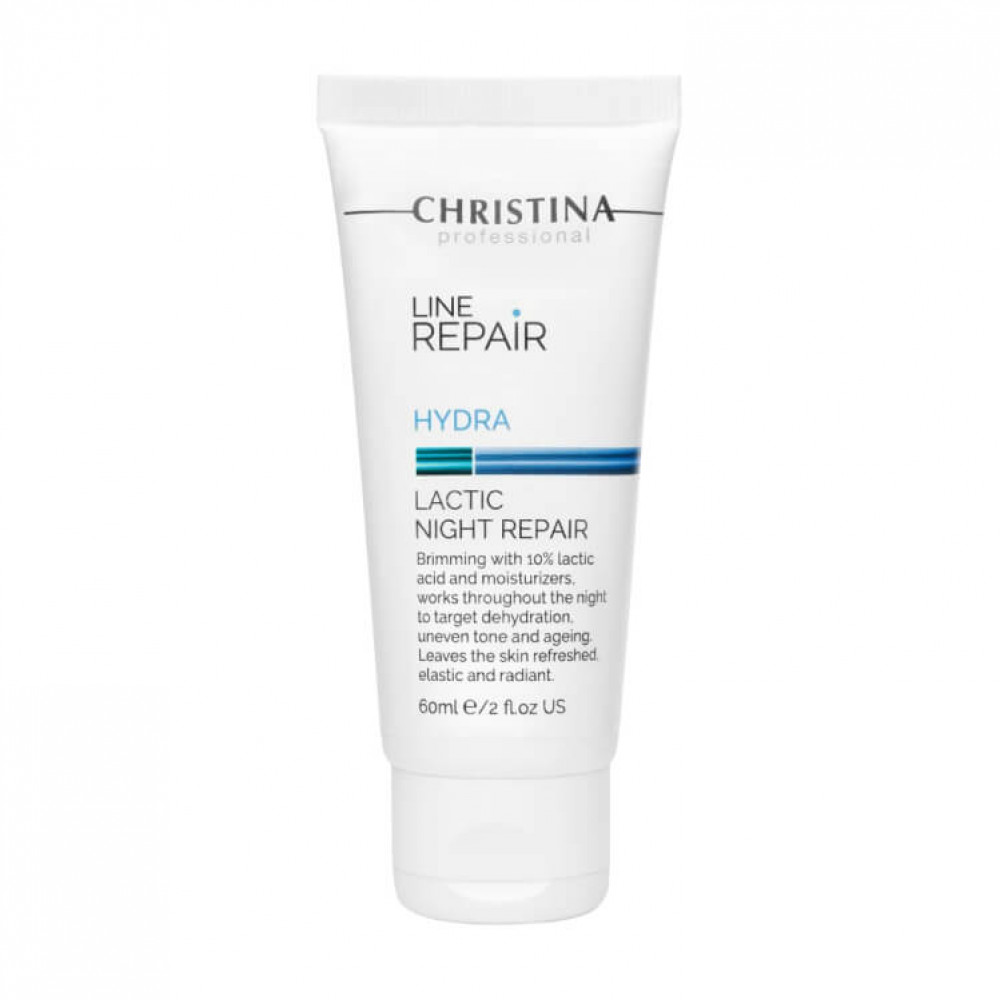 Christina Line Repair Hydra Lactic Night Repair - Крем «Нічне відновлення» з молочною кислотою, 60 ml