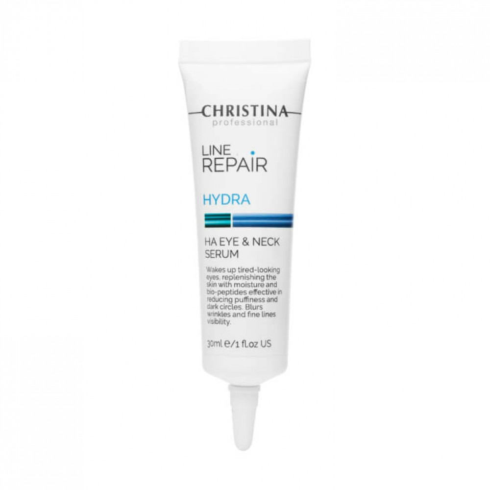 Christina Line Repair Hydra HA Eye and Neck Serum - Сыворотка для кожи вокруг глаз и шеи из ГК, 30 ml