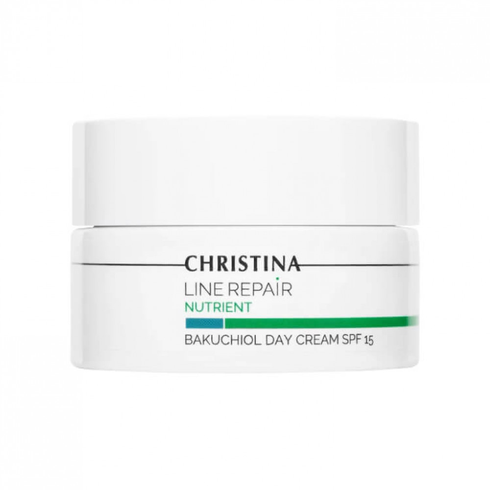 Christina Line Repair Nutrient Bakuchiol Day Cream SPF 15 - Денний крем SPF 15 з бакучіолом, 50 ml