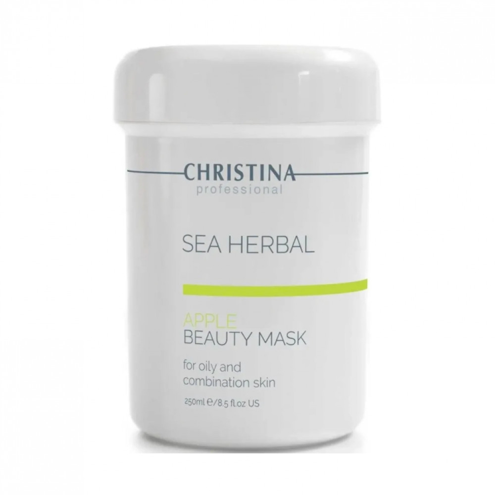 Christina Sea Herbal Beauty Mask Green Apple - Яблочная маска для жирной и комбинированной кожи, 250 ml