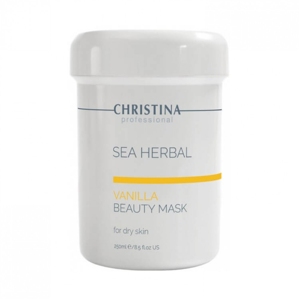 Christina Ванільна маска краси для сухої шкіри Sea Herbal Beauty Mask Vanilla, 250 ml