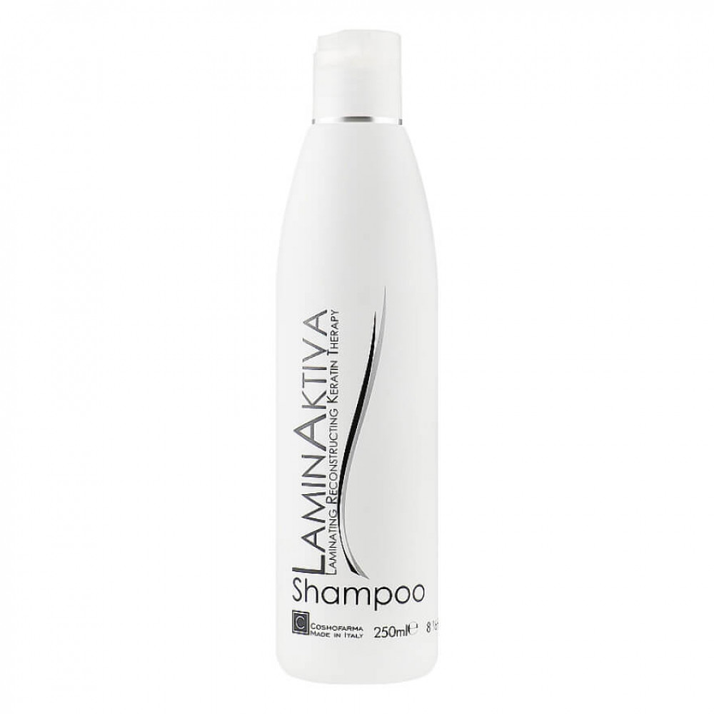 Cosmofarma Зміцнюючий та відновлюючий шампунь з кератином (Strengthening Reconstructing Keratin Hair Shampoo), 250 ml