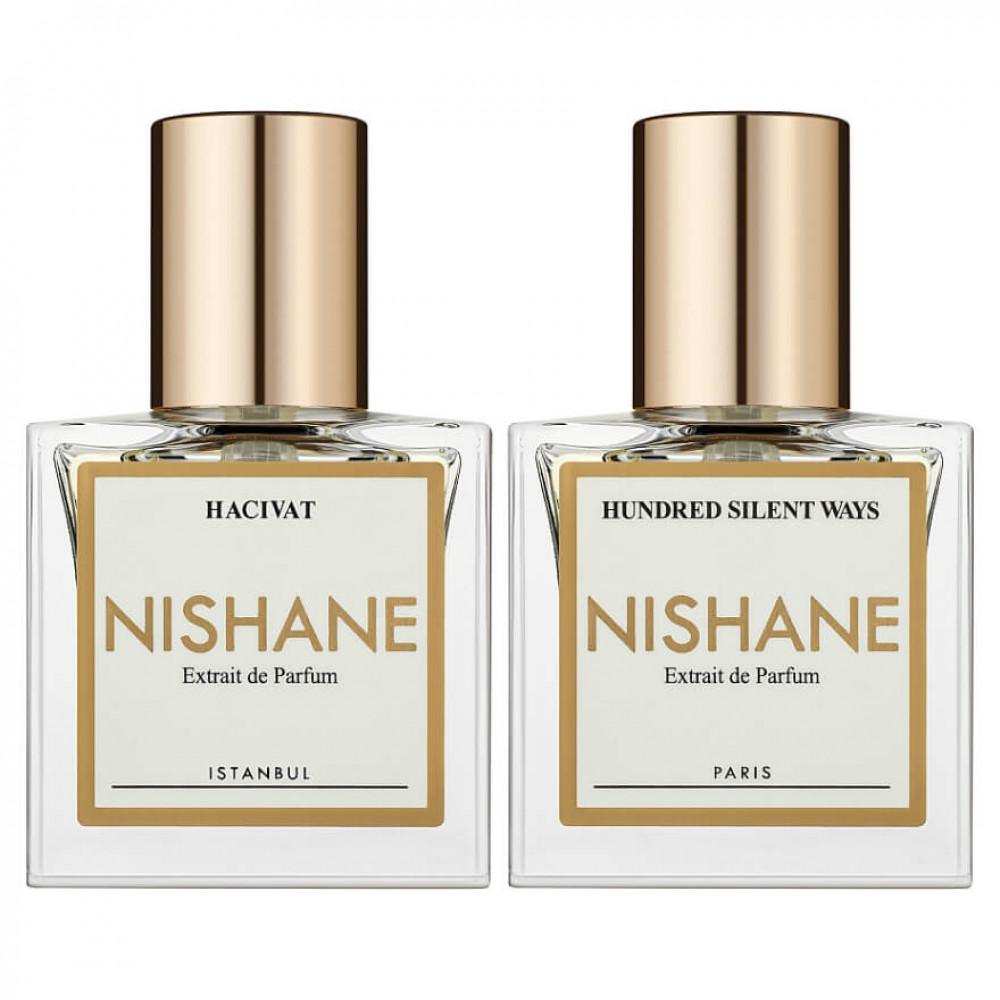 набір Nishane (Hacivat 15ml + Hundred Silent Ways 15ml) (унісекс) 30ml екстракт де парфум