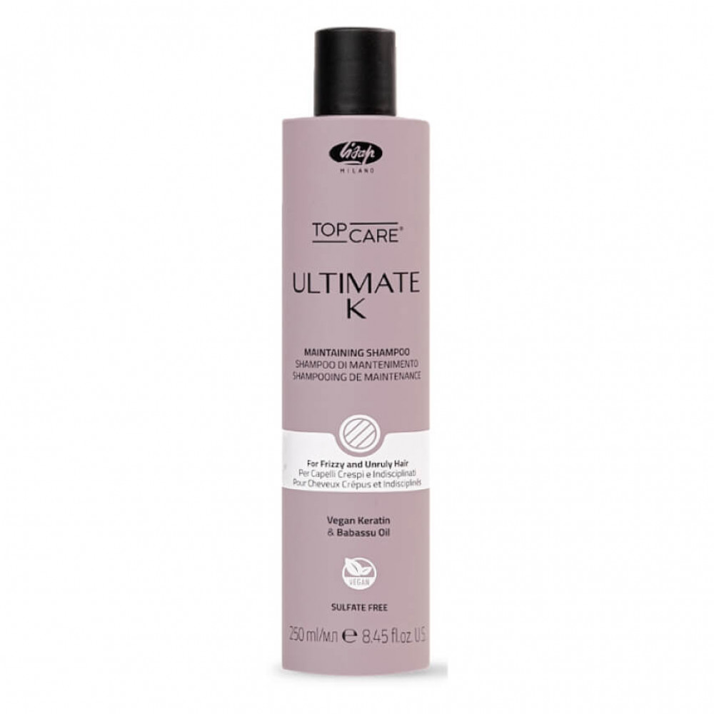 Lisap Ultimate K Maintaining shampoo дисциплінуючий шампунь, 250 ml