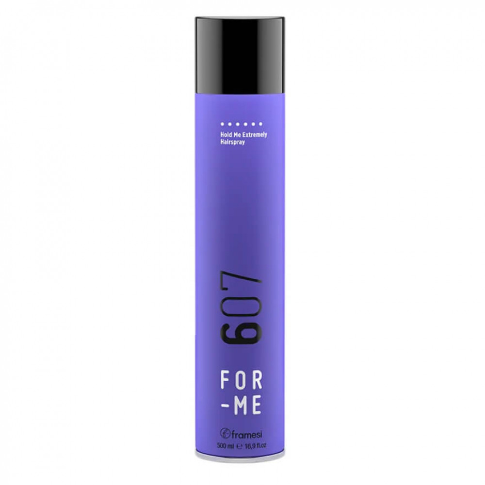 Framesi 607 Hold Me Extremely Hairspray Лак для волосся, 500 ml