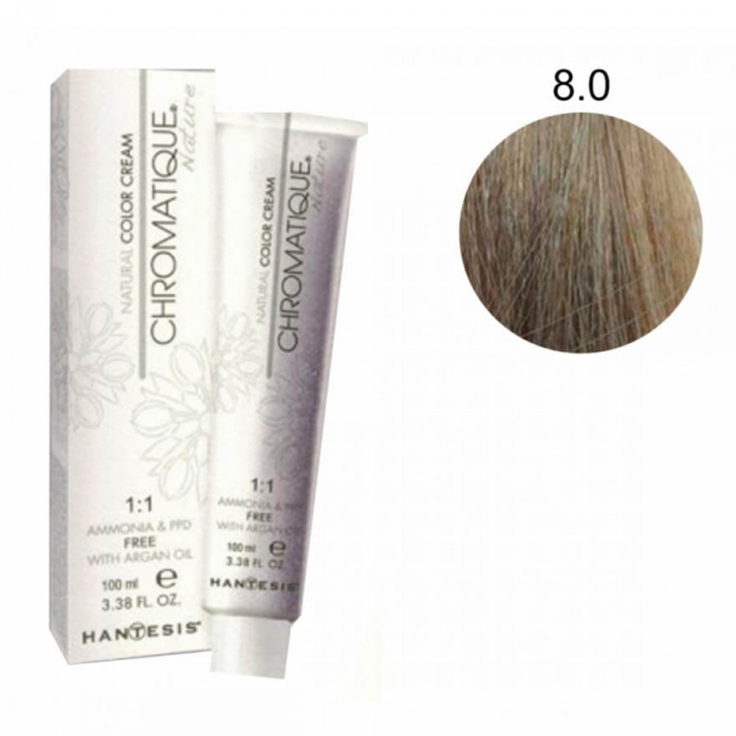 Краска-крем без аммиачная Hantesis Chromatique Nature 8.0, 100 мл НФ-00021904