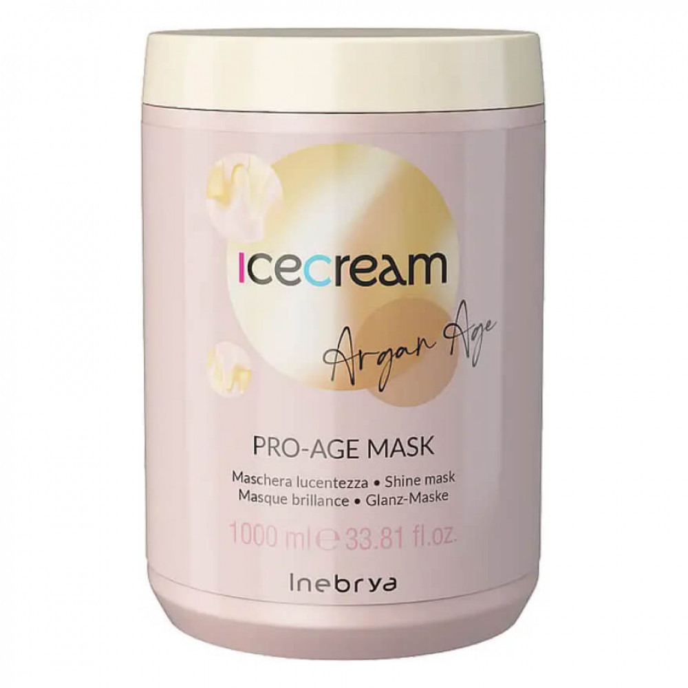 Маска с аргановым маслом для окрашенных волос Inebrya Pro-Age Mask Argan Oil, 1000 ml