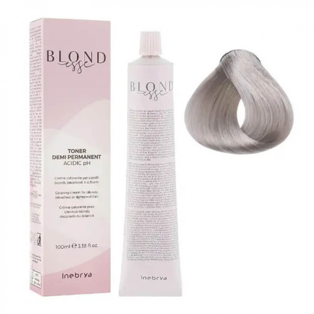 Демоперманентний тонер Inebrya Вlondesse Icy Blonde, 100 ml