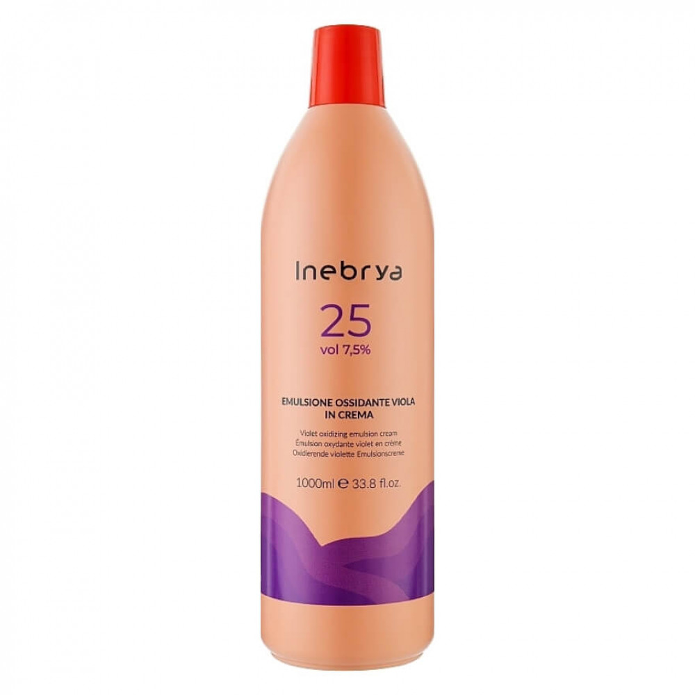 Окислювальна емульсія 25 Vol Inebrya Violet Oxydizing Emulsion Cream 7,5%, 1000 ml