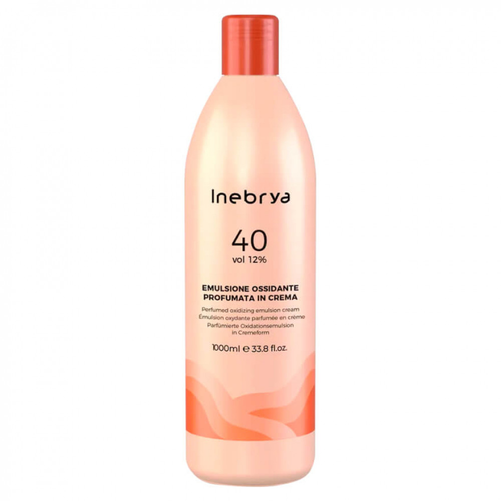 Inebrya Парфумована окислювальна емульсія Inebrya Color 40 Vol Oxidizing Perfumed Emulsion Cream 12%, 1000 мл