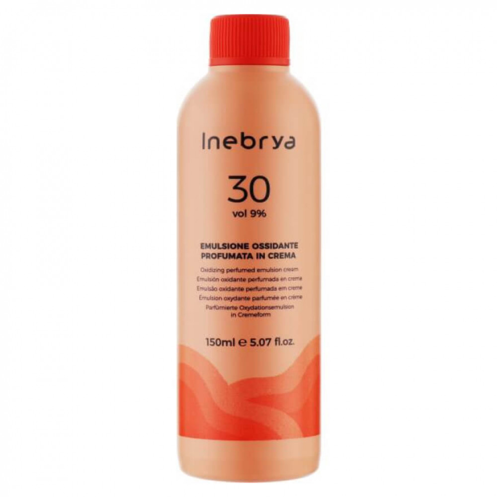 Inebrya Парфумована окислювальна емульсія Inebrya Color 30 Vol Oxidizing Perfumed Emulsion Cream 9%, 150 мл