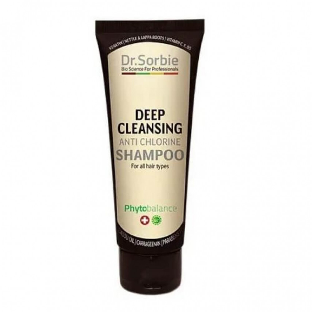 Dr. Sorbie Deep Cleansing Anti Chlorine shampoo Глибоко очищуючий шампунь, 75 мл