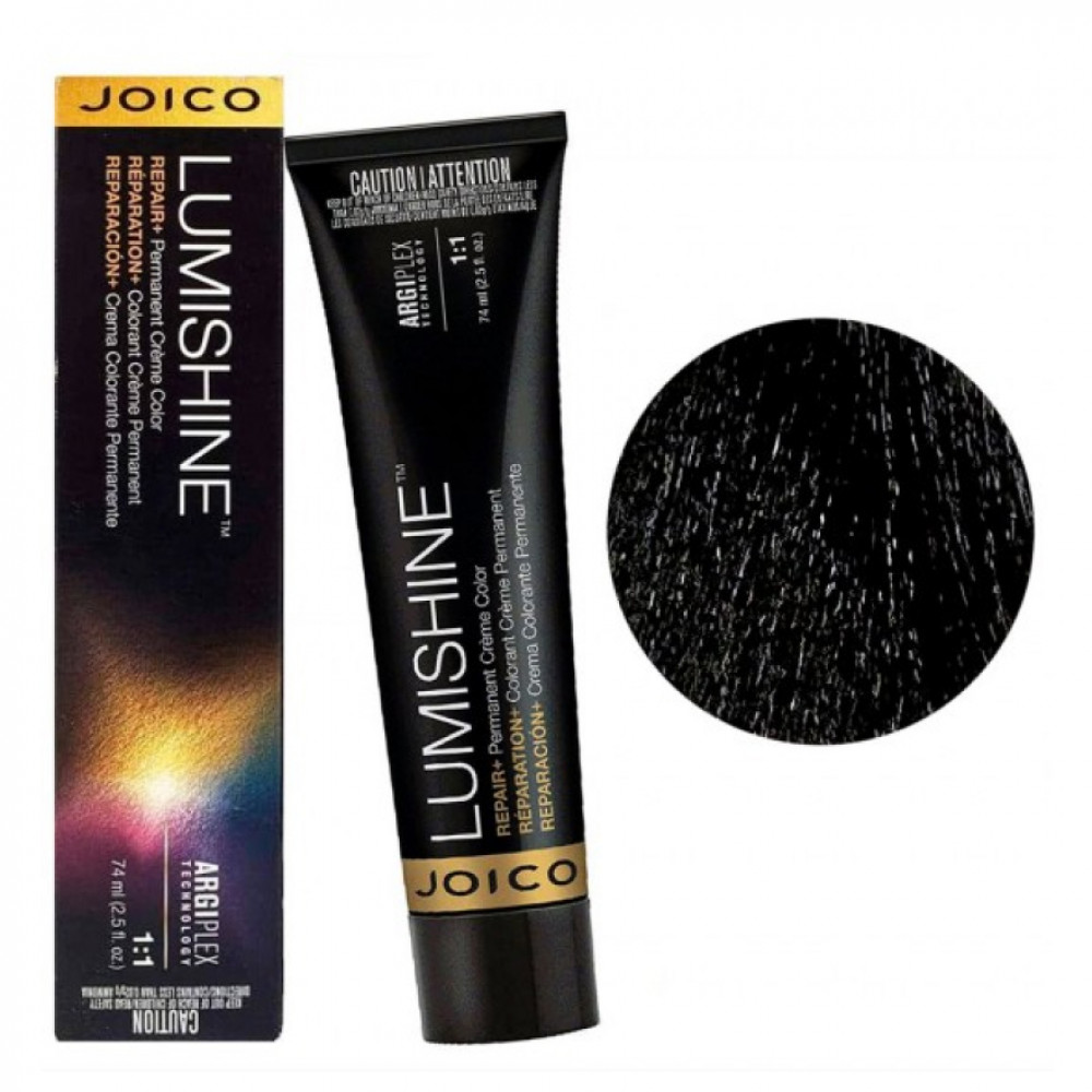 JOICO LumiShine Permanent Crème JOICO 1N (1.0) чорний натуральний, 74 ml