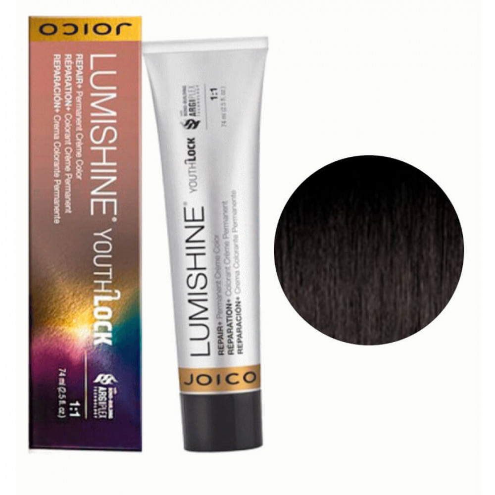 Joico LumiShine Youth Lock Permanent crème 2NN (2.00) дуже темний коричневий натуральний, натуральний, 75 ml