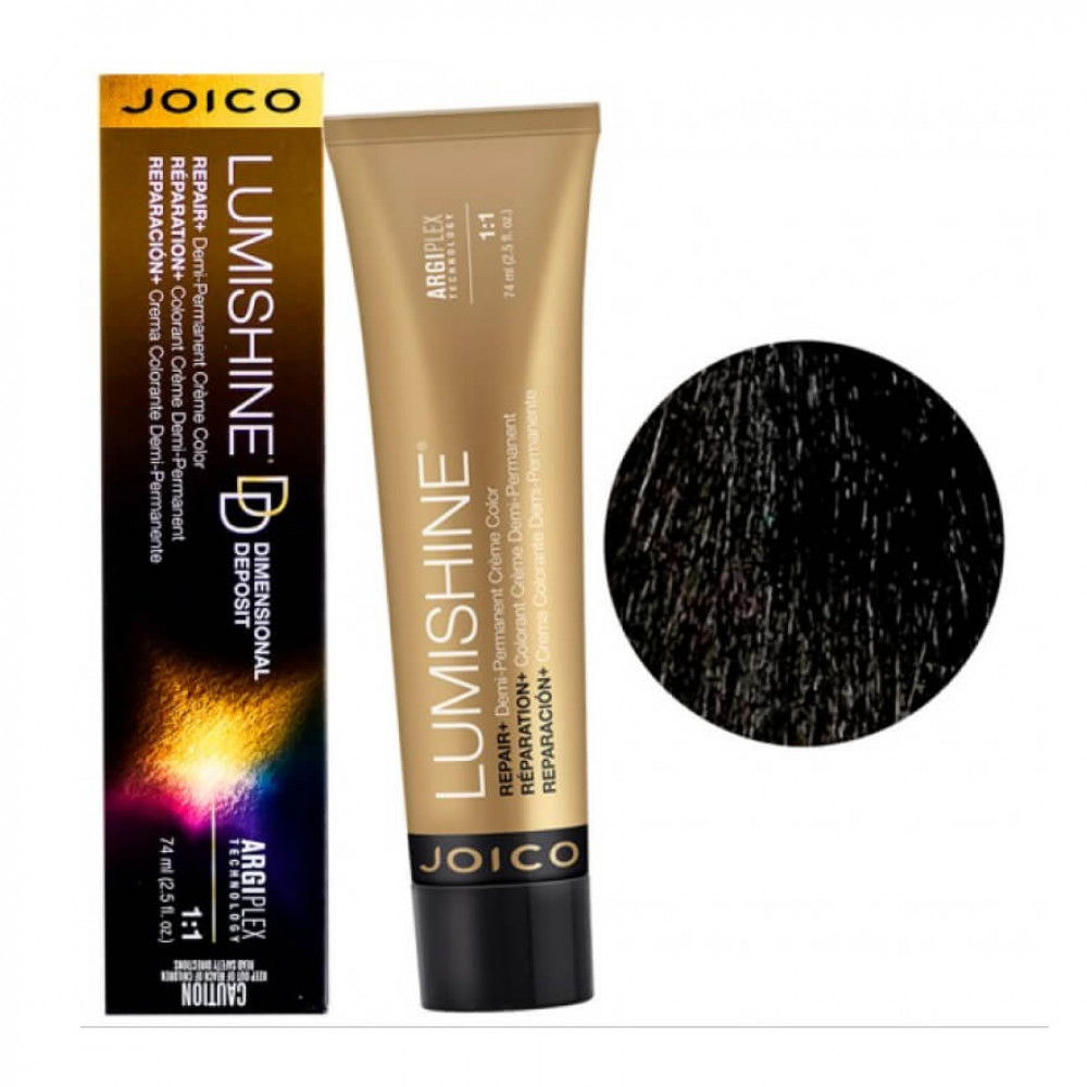 JOICO LumiShine Dimensional Deposit Crème 4NW (4.077) середньо-коричневий натуральний, теплий DD, 74 ml