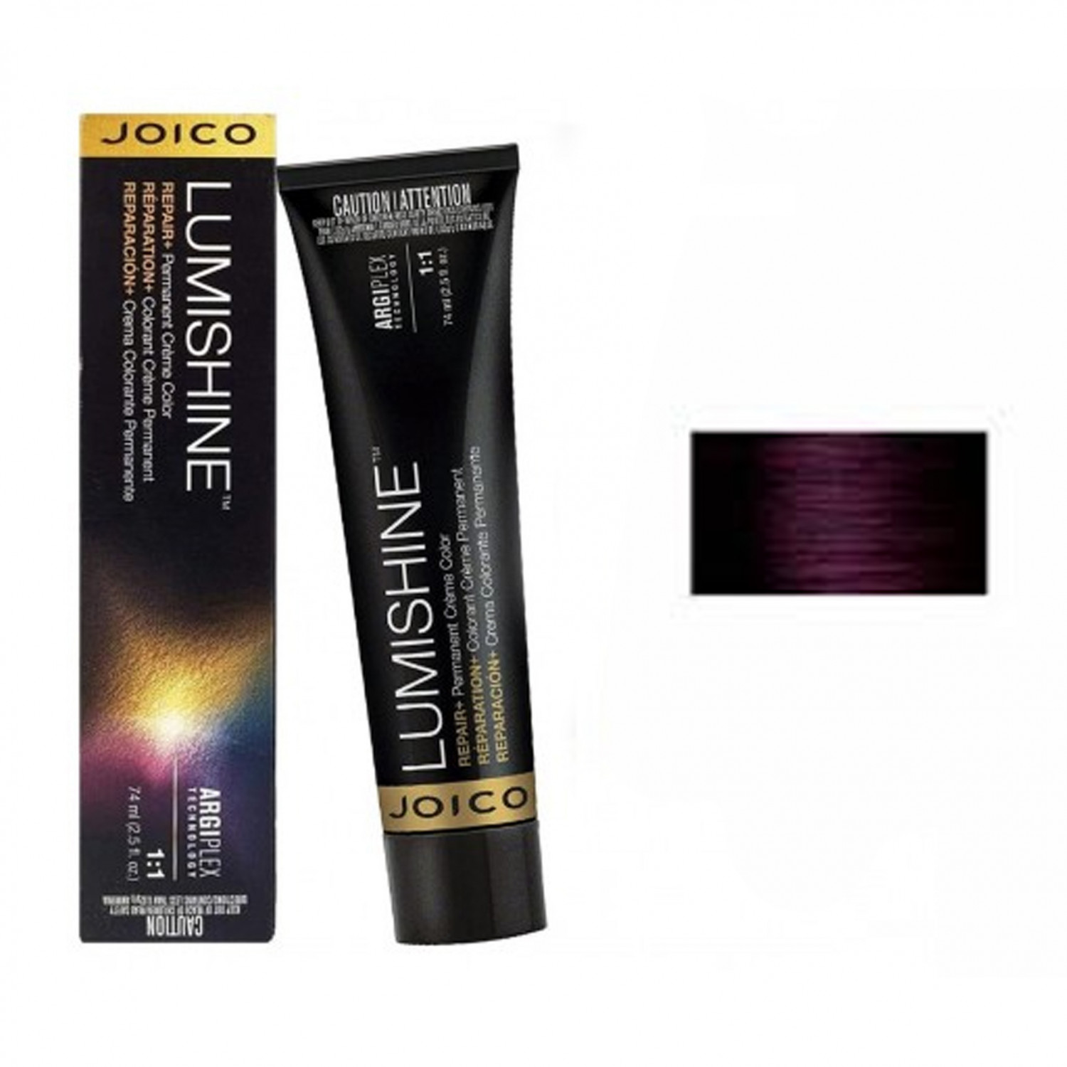 JOICO LumiShine Permanent Crème JOICO 1VV (1.22) черный, ярко-фиолетовый, 74 ml НФ-00017318