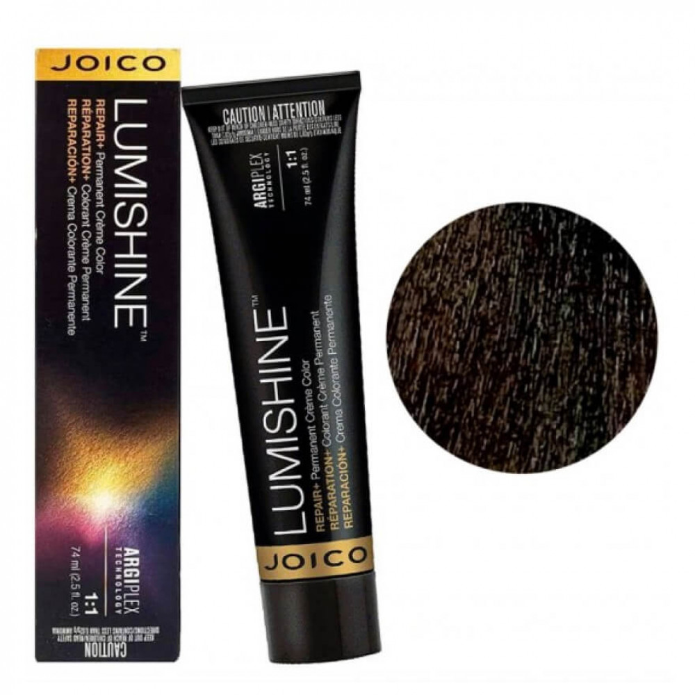 JOICO LumiShine Permanent Crème JOICO 5NW (5.077) світло-коричневий натуральний, теплий, 74 ml