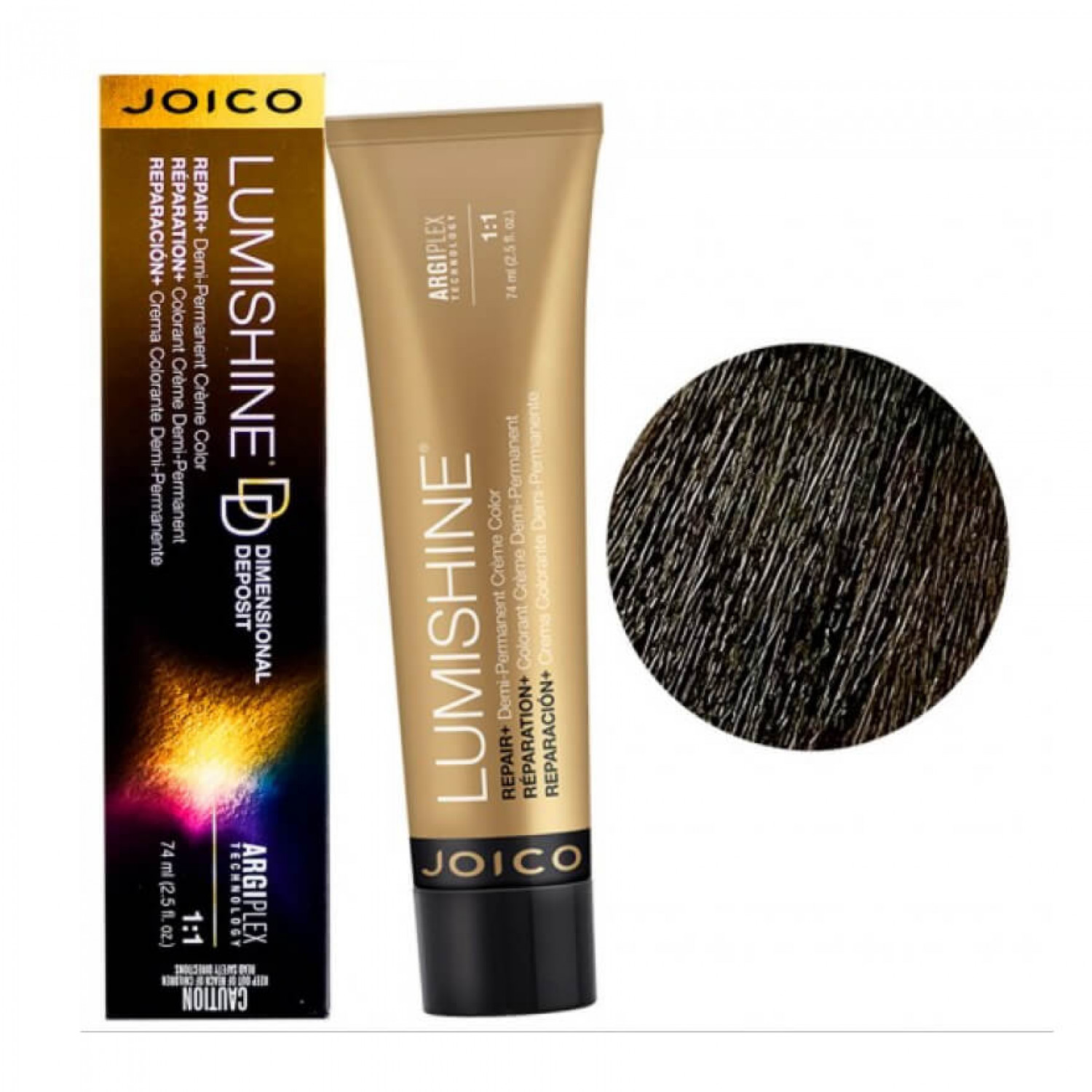 JOICO LumiShine Dimensional Deposit Crème 6NA (6.01) темный натуральный блонд, пепельный DD, 74 ml НФ-00017401