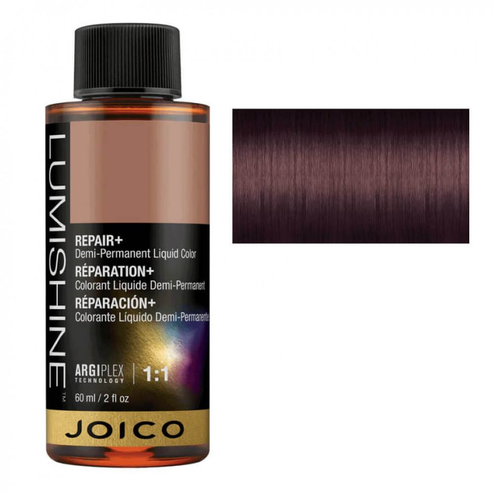 JOICO LumiShine Demi Liquid 6NV (6.02) темний натуральний блонд, фіолетовий, 60 ml