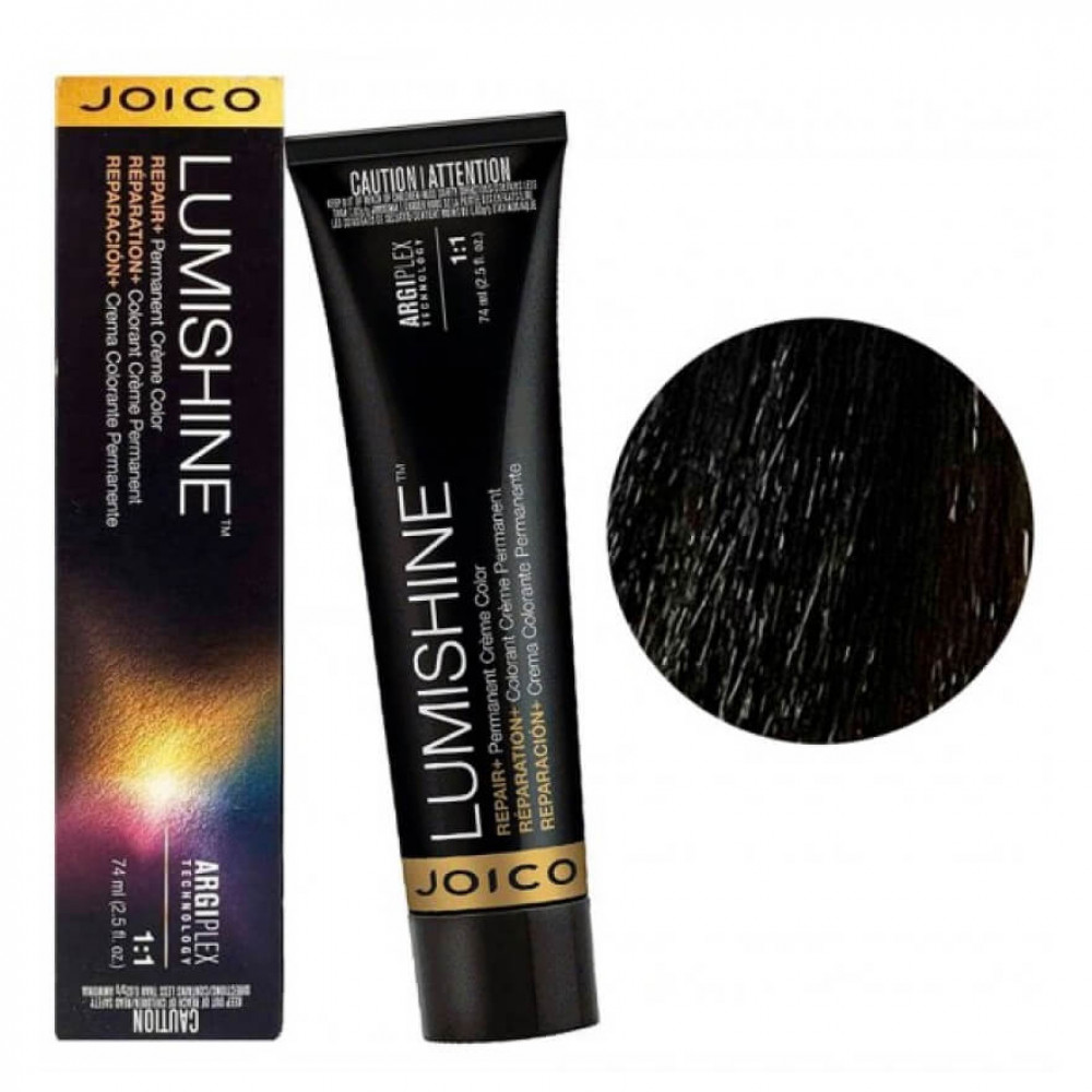 JOICO LumiShine Permanent Crème JOICO 6BA (6.8) блакитний попіл, темнийй блонд, 74 ml