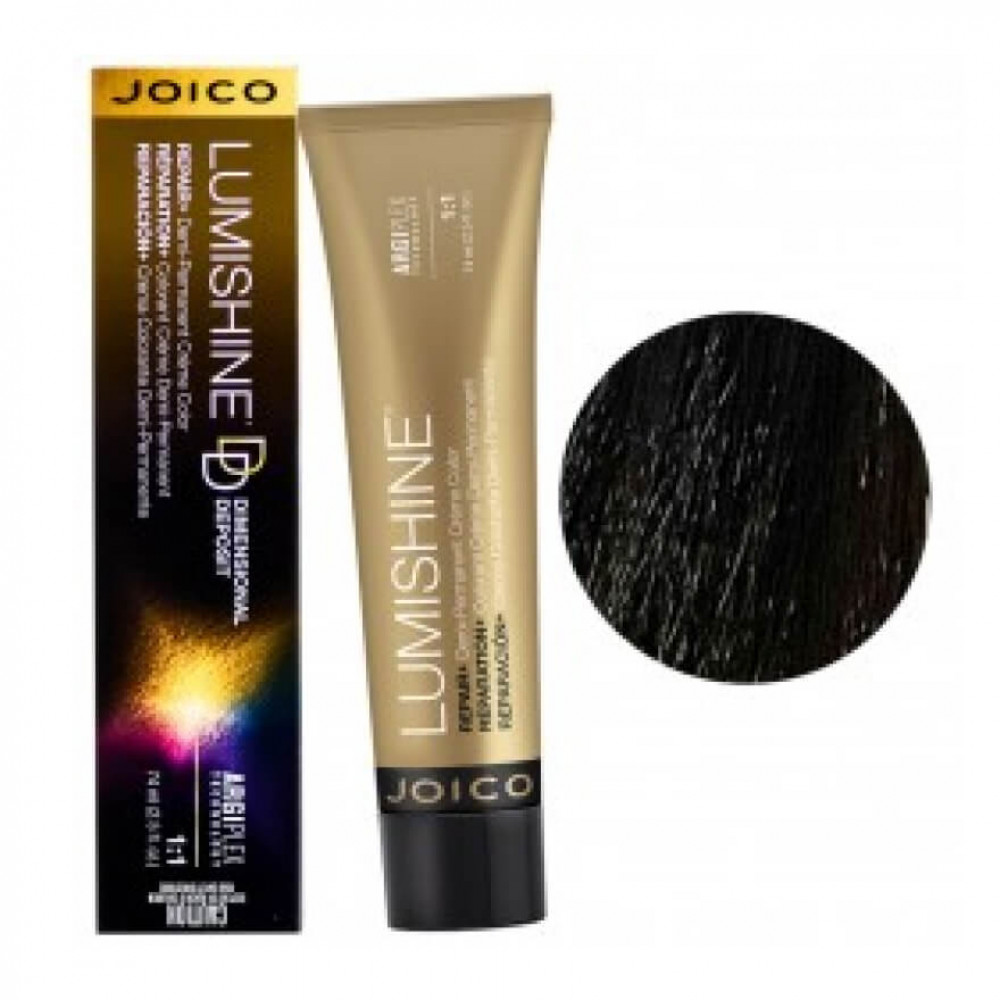 JOICO LumiShine Dimensional Deposit Crème 6SB (6.8) темний блонд, срібно-голубий DD, 74 ml