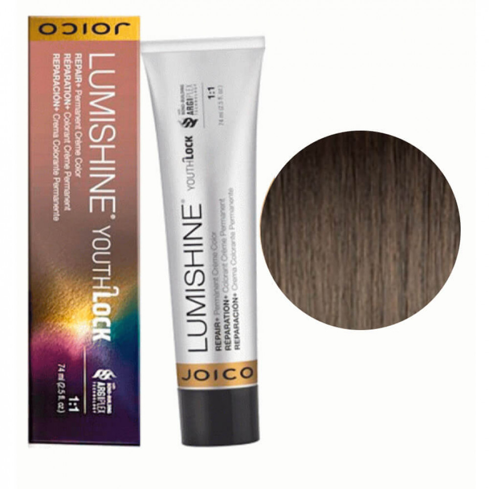 Joico LumiShine Youth Lock Permanent crème 6NN (6.00) темний натуральний блонд, натуральний, 75 ml