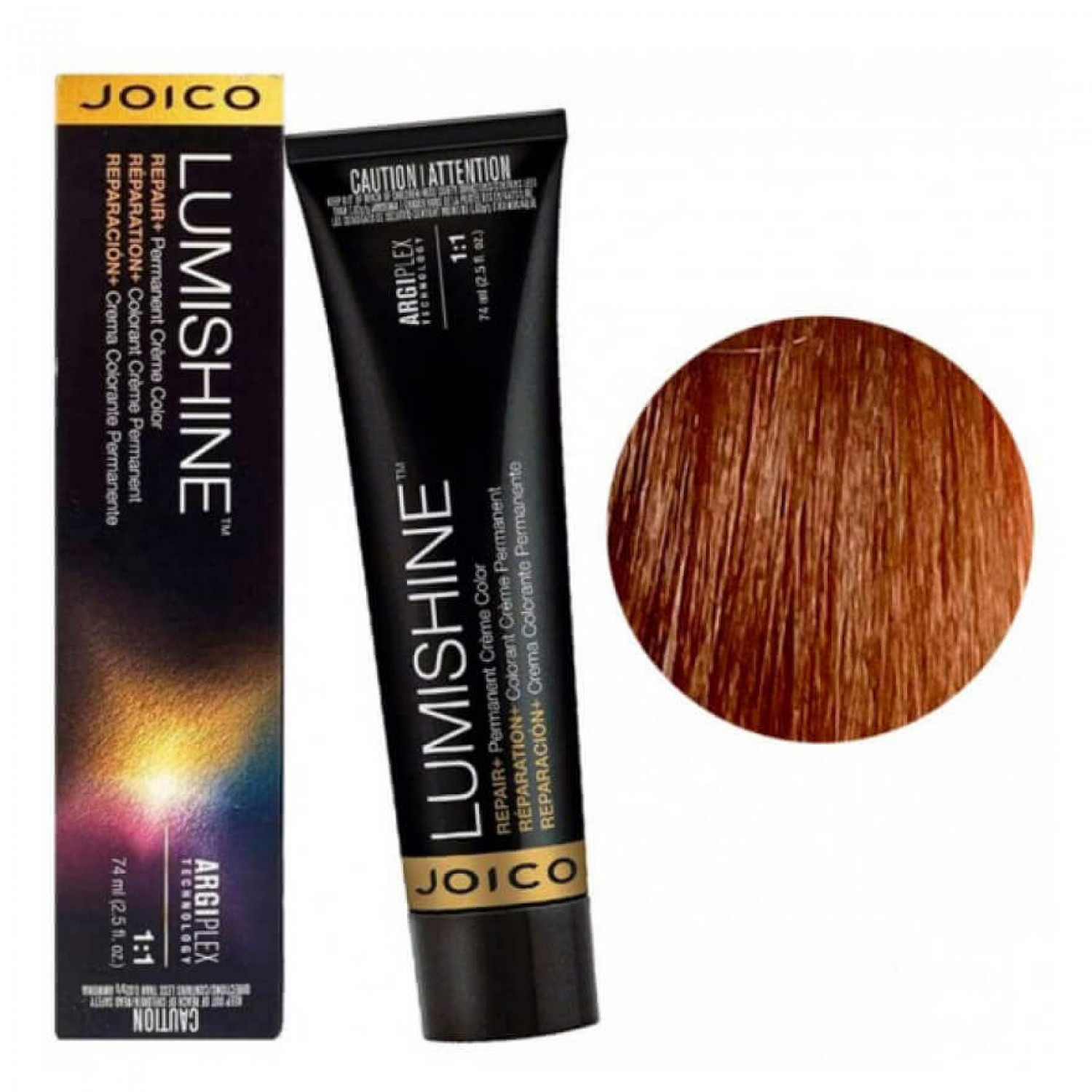 JOICO LumiShine Permanent Crème JOICO 7NC (7.04) средний натуральный блонд, медный, 74 ml НФ-00017291