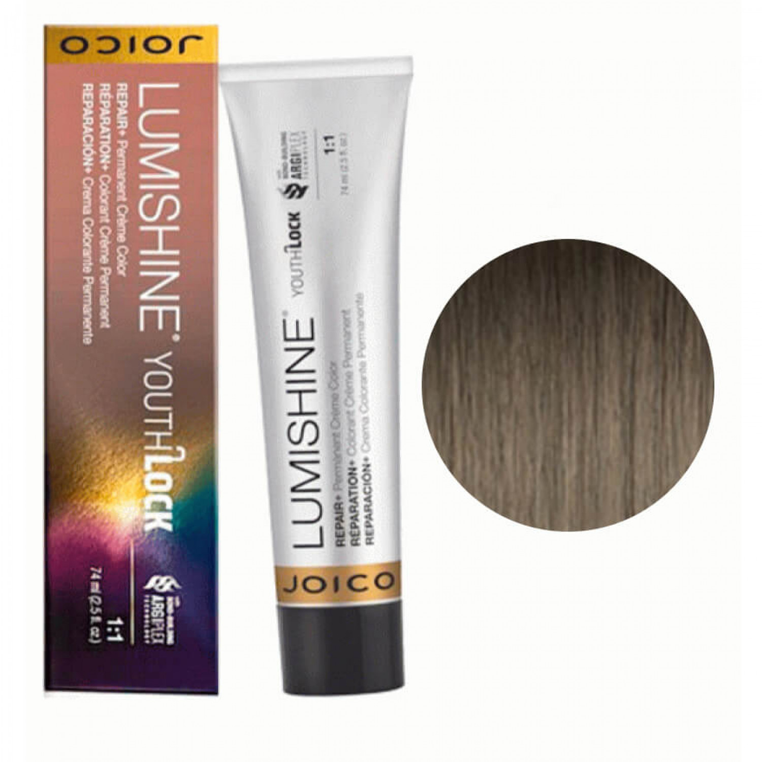Joico LumiShine Youth Lock Permanent crème 7NNA (7.001) средний натуральный блонд, натурально-пепельный, 75 ml НФ-00017246