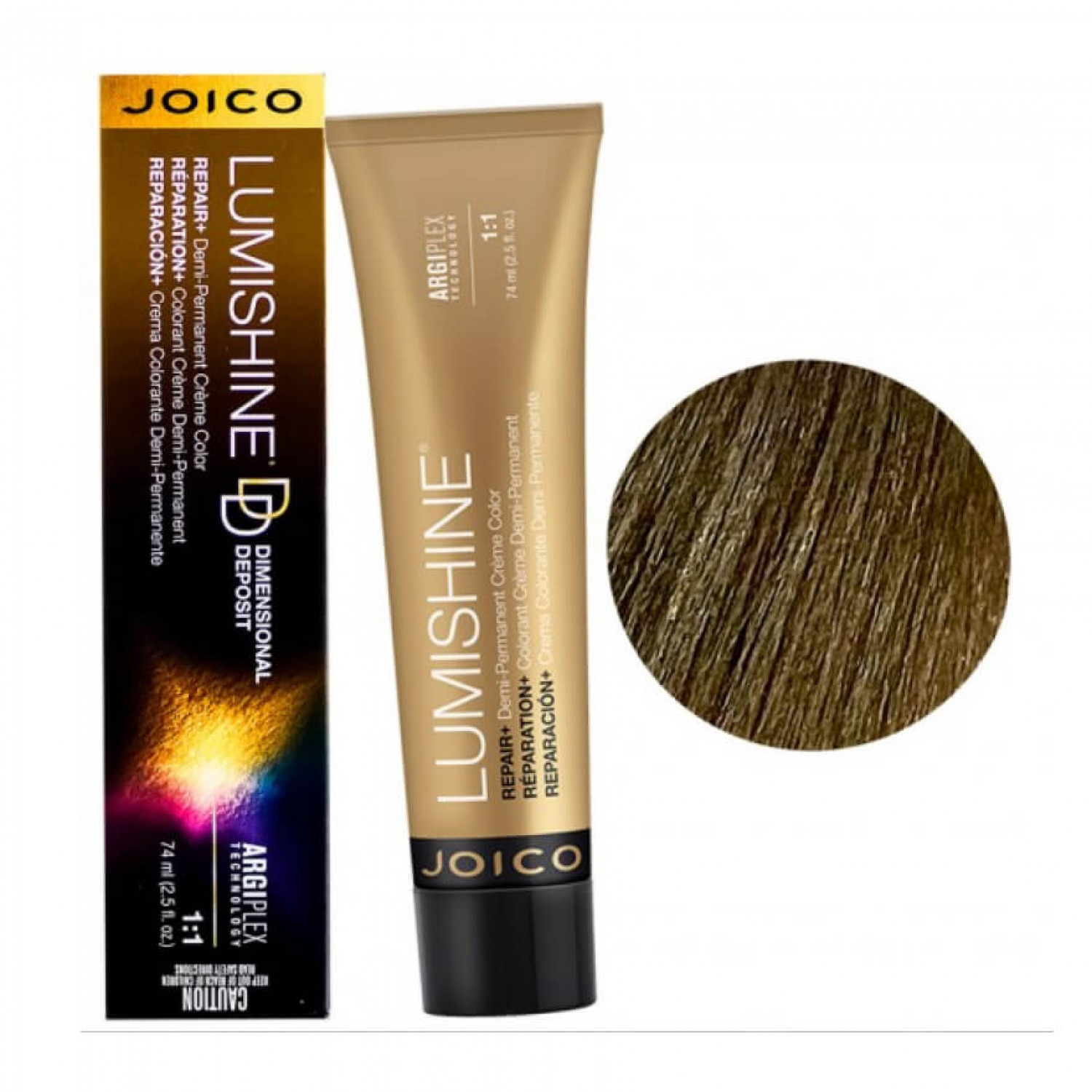 JOICO LumiShine Dimensional Deposit Crème 8NA (8.01) натуральный блонд, пепельный DD, 74 ml НФ-00017400