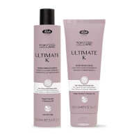 Lisap Набор дисциплинирующих средств для волос Ultimate K: шампунь + маска, 250+200мл
