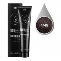 Lisap Крем-краска Escalation 4/48 коричнево-махагоновый фиолетовый, 100 ml