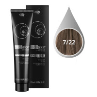 Lisap Крем-краска Escalation 7/22 средний блондин интенсивный пепельный, 100 ml