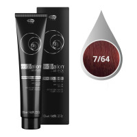 Lisap Крем-краска Escalation 7/64 средний блондин медно-махагоновый, 100 ml