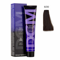 DCM Hair color cream 6/20 темный блондин пепельно-матовый, 100 ml