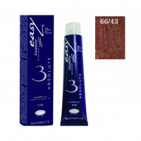 Lisap Easy Absolute 3, 66/43 тёмный блондин махагоново-золотистый, 60 ml