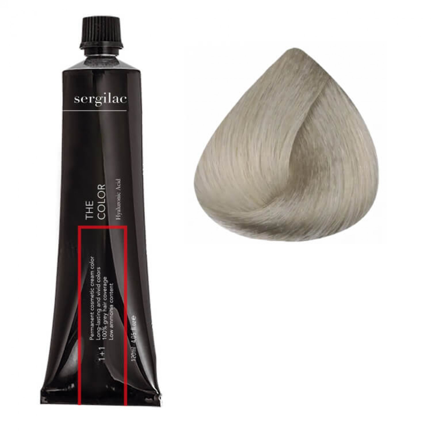 Крем-краска для волос SERGILAC №12.17, 120 ml НФ-00021377