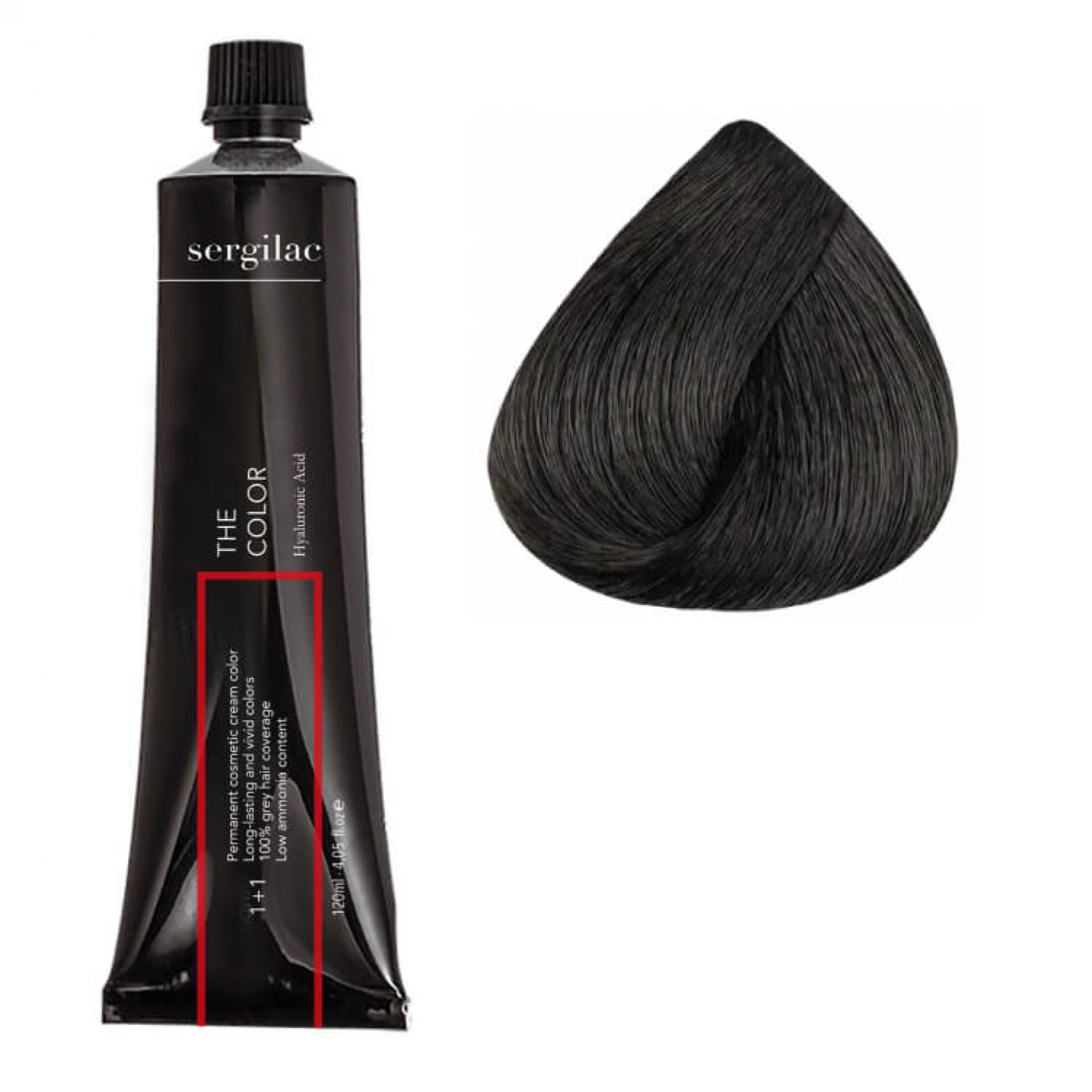 Крем-краска для волос SERGILAC №3, 120 ml НФ-00021379