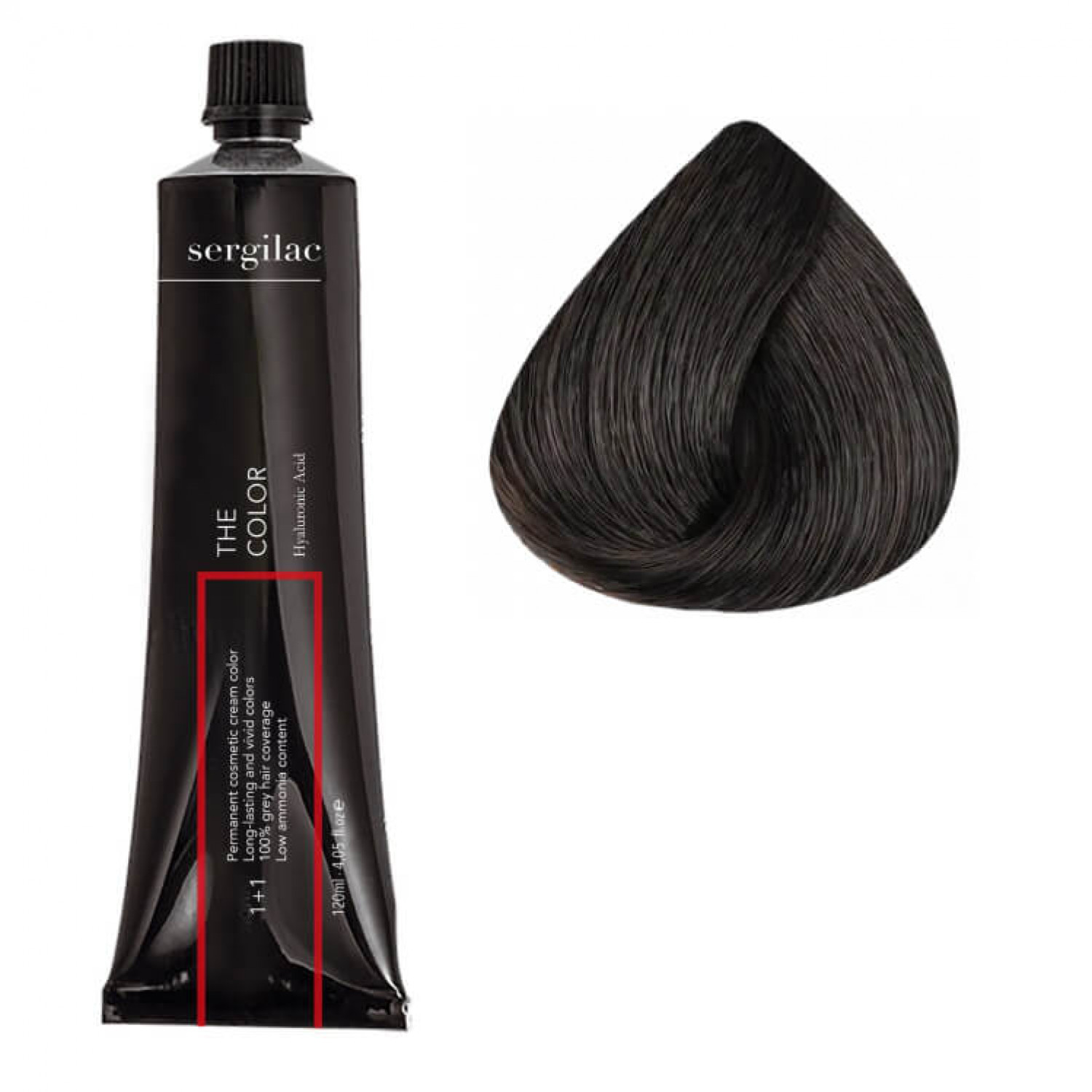 Крем-краска для волос SERGILAC №5.80, 120 ml НФ-00021390