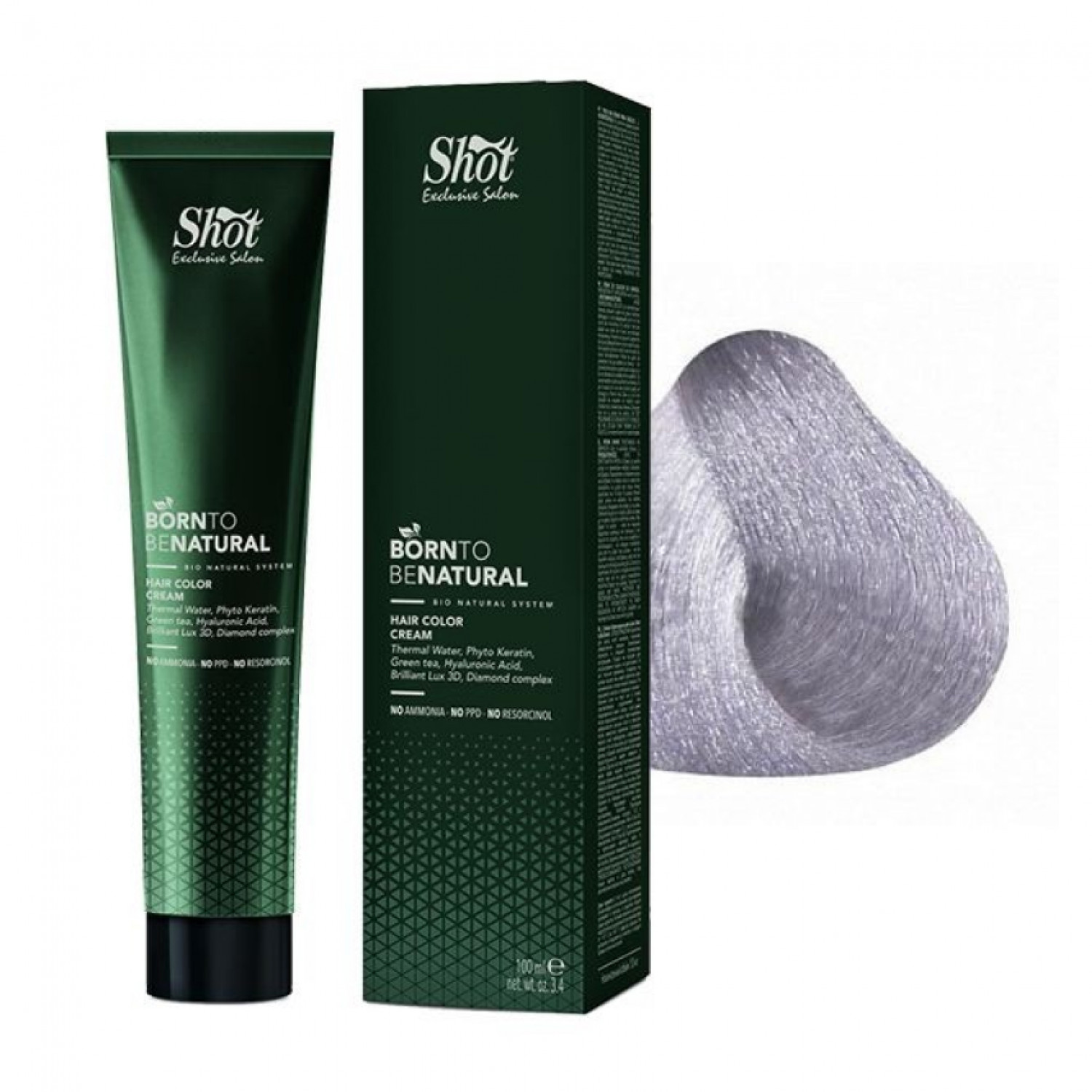 Shot Born to be NATURAL 0,12J пудровый (антижелтый) б амиака, 100 ml НФ-00015559