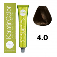 Bbcos KERATIN COLOR краска для волос 4/0 каштановый натуральный, 100 ml