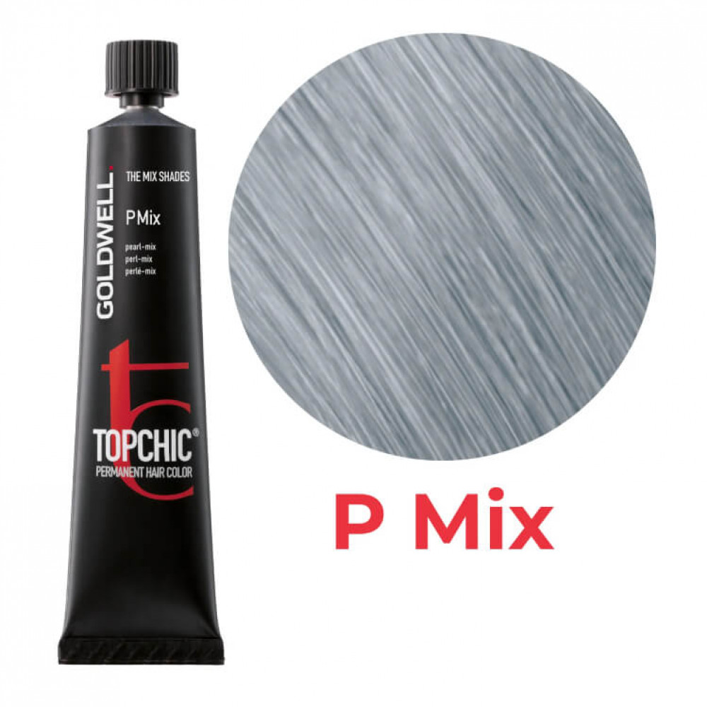 Стійка професійна фарба для волосся Goldwell Topchic Hair Color Coloration P-MIX коректор рожевий, 60мл