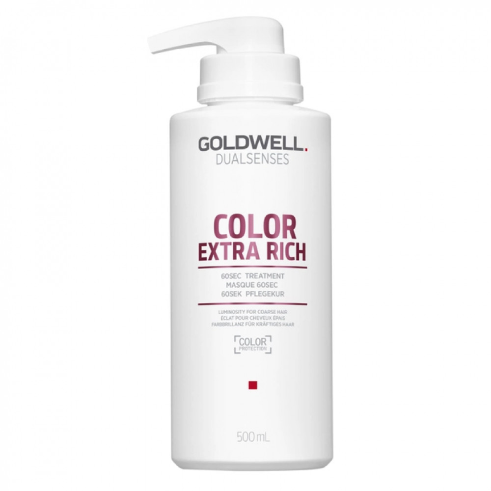 Маска для волос Goldwell DSN Color Extra Rich 60 сек. для толстых и пористых окрашенных волос, 500 мл