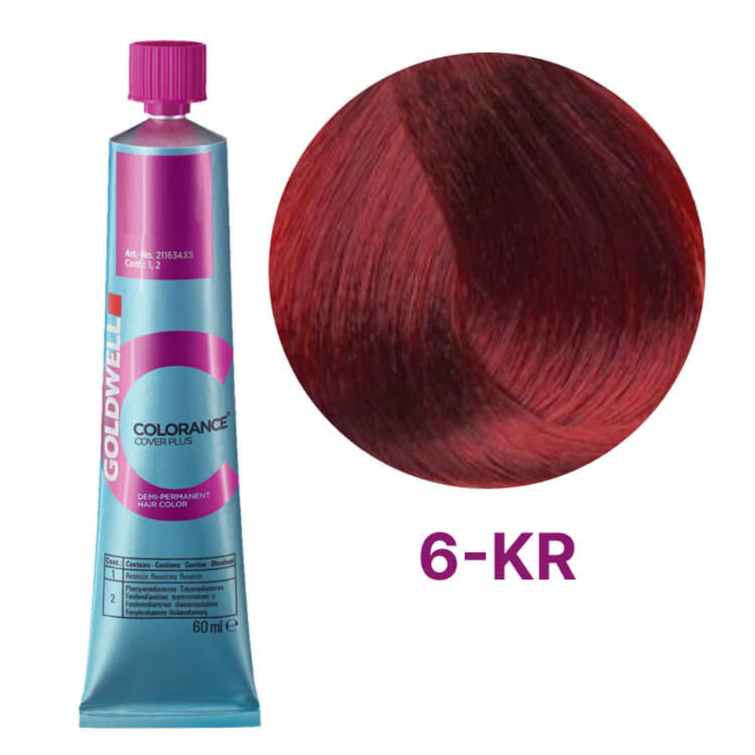 Краска тонирующая Colorance Cover Plus 6-KR гранат, 60 мл. НФ-00022460